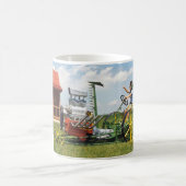 Mug Grande tondeuse à gazon de bloc (Centre)