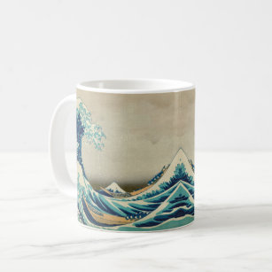 Mug Grande vague au large de Kanagawa & Art japonais /