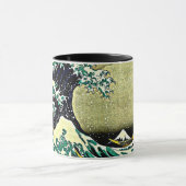 Mug Grande vague au large de Kanagawa - Katsushika Hok (Centre)