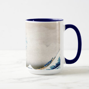 Mug Grande vague au large de Kanagawa Vintage japonais