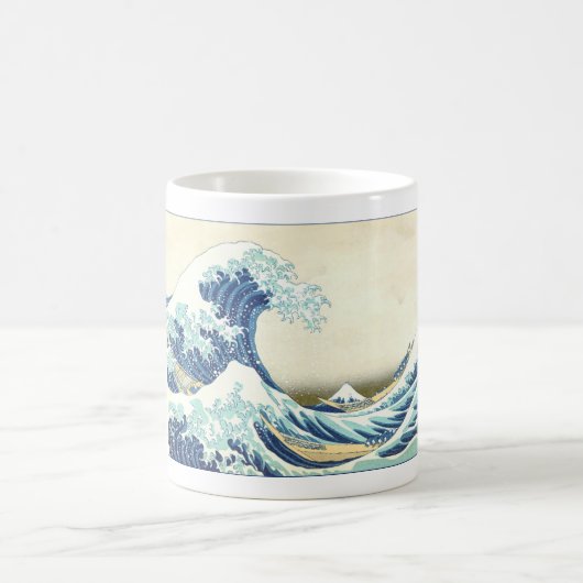 Mug Grande vague de Katsushika outre de Kanagawa (Centre)