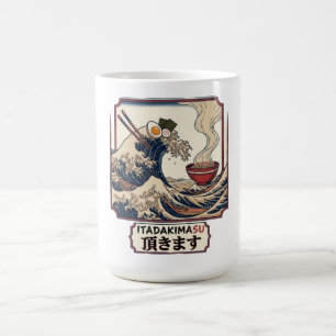Mug Grande Vague de Ramen Art Alimentaire Japonais