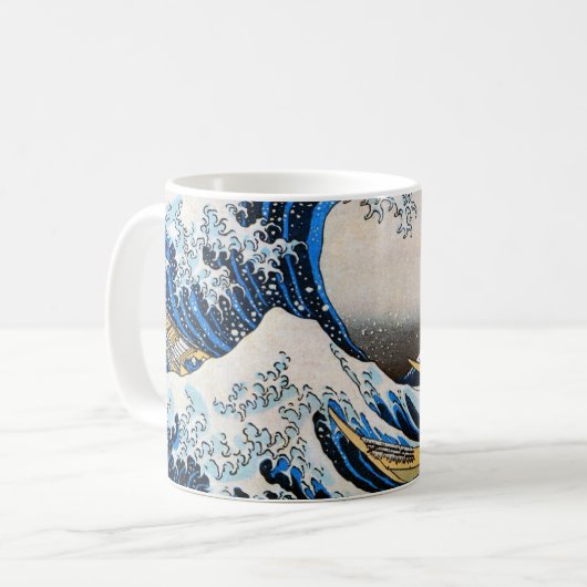 Mug Grande vague, Hokusai, Ukiyo-e (Devant gauche)