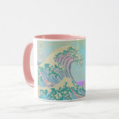 Mug Grande Vague Pastel (Devant gauche)