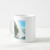 Mug Grande vague surfante raide (Devant gauche)