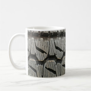 Mug Grande voiture Voiture vieux pneus Black Road voya