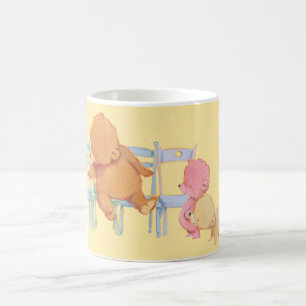 Mug Grandes chaises de la part quatre d'ours Brown et