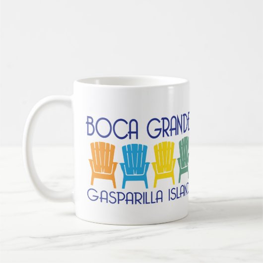 Mug Grandes Gasparilla chaises de plage de la Floride (Gauche)