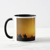 Mug Grandes pyramides de Gizeh, Egypte au coucher du s (Gauche)