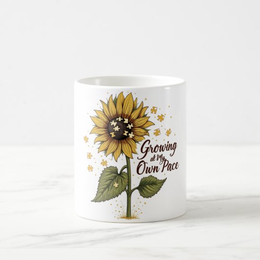 Mug Grandir à mon propre rythme (Centre)