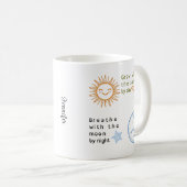 Mug Grandir Avec Le Soleil, Respirer Avec La Lune Clas (Devant droit)