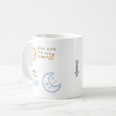 Mug Grandir Avec Le Soleil, Respirer Avec La Lune Clas (Devant gauche)