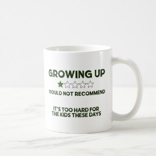 Mug Grandir - Ne Recommanderait Pas