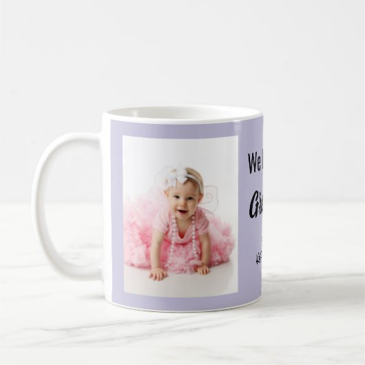 Mug Grandma 2 Photos Violet (Gauche)
