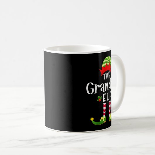 Mug Grandma Christmas Elf Matching Pajama X-mas Party  (Devant droit)