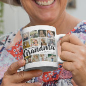 Mug GRANDMA, Collage de photos, Noms et Citation Cadea