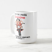 MUG GRANDMA CRAZY (Devant gauche)