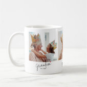 Mug Grandma Established Script 3 Photo (Gauche)