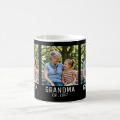 Mug Grandma Established Script Black 3 Photo  (Centre)