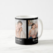 Mug Grandma Established Script Black 3 Photo (Devant droit)