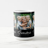 Mug Grandma Established Script Black Photo (Centre)