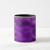 Mug Grandma Glamma Purple Foil Nom du point d'or (Centre)
