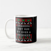 Mug Grandma Got Run Over By A Reindeer Ugly Costume Fu (Gauche)