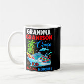 Mug Grandma Grandson Cruise 2025 Memories Christmas Fa (Gauche)