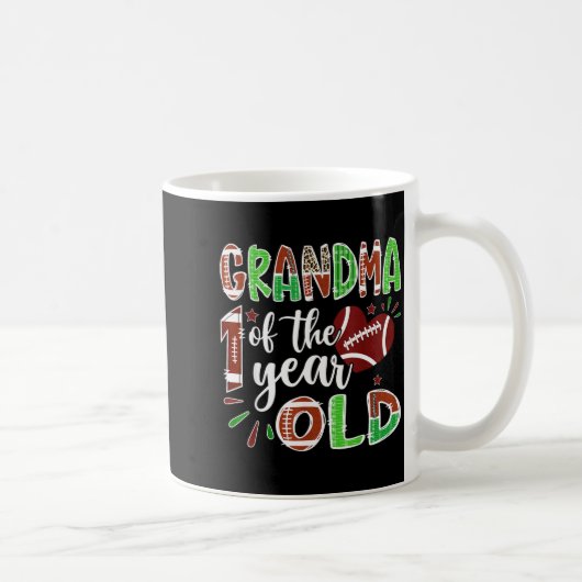 Mug Grandma Of The 1 Year Old Football 1st Birthday Bo (Droite)