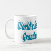 Mug Grandma photo ciel bleu typographie (Gauche)