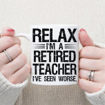 Mug Grandma professionnelle retraitée Funny Cool Café<br><div class="desc">Cette Mug de café présente des citations amusantes pour Grand-mère retraitée professionnelle dans un style Vintage. Meilleur Cool de café Mug pour grand-mère retraitée. Grand-mère à la retraite</div>