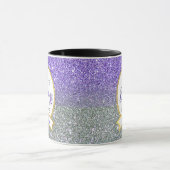 Mug Grandma Purple Silver Favoris Blessings Parties sc (Centre)