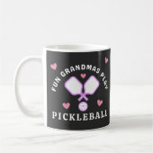 Mug Grandmas amusants Jouer Pickleball (Gauche)