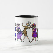 Mug Grandmas de danse amusante (Centre)