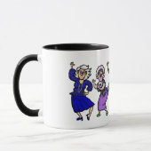 Mug Grandmas de danse amusante (Gauche)