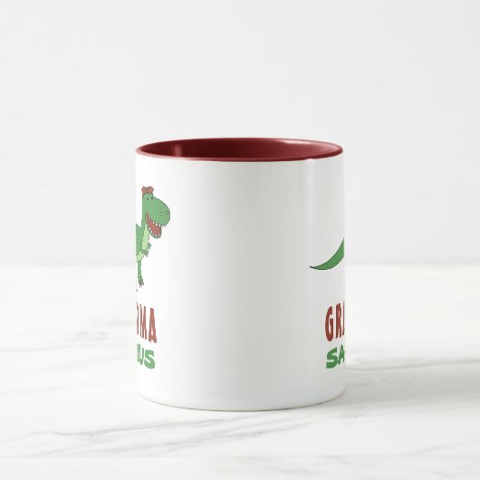Mug Grandmasaurus Dinosaur T-Rex Dino Nana Grand-Paren (Centre)