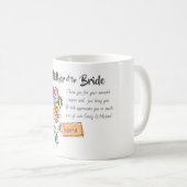 Mug GrandMère de la mariée Message de remerciement per (Devant droit)