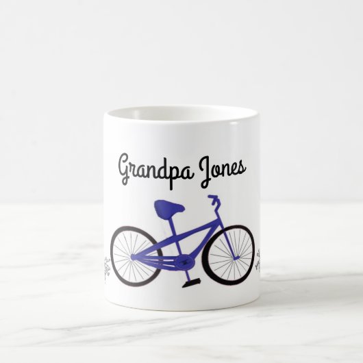 Mug Grandpa Bike Rides (Centre)