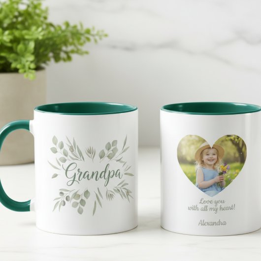Mug Grandpa Botanical Photo