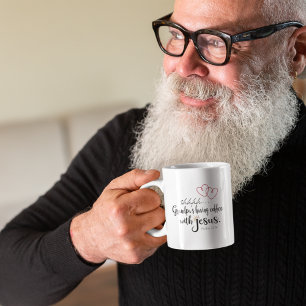 Mug GRANDPA CAFÉ AVEC JESUS Christian Temps calme