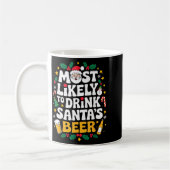 Mug Grandpa Christmas Men Dad Most Likely To Drink San (Gauche)