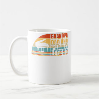 Mug Grandpa Dad And Piano Legend Pianist And Piano Pla