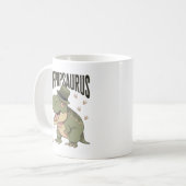 Mug Grandpa Dinosaur Father's Day Poppopsaurus (Devant gauche)