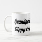 Mug Grandpa drôle café citation noir (Gauche)