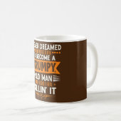 Mug Grandpa Fathers Day I Never Dreamed I'd Be A (Devant droit)