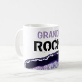 Mug *~* Grandpa Rocks Agate Lapidary Stone (Devant gauche)