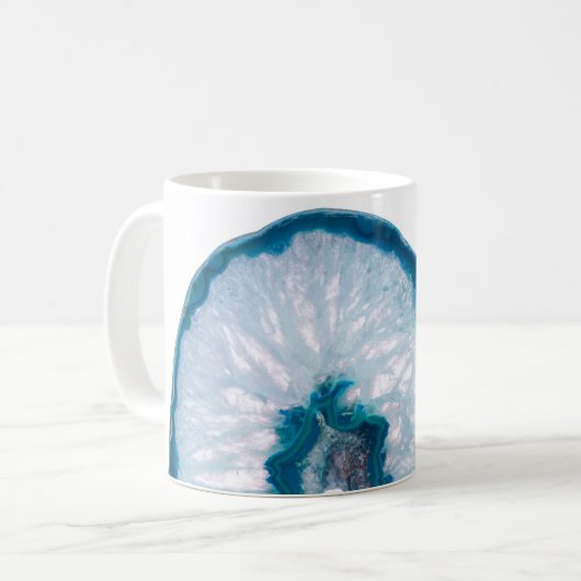 Mug *~* GRANDPA ROCKS Lapidary - Agate de cristal de p (Devant gauche)