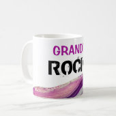 Mug *~* Grandpa Rocks Lapidary Agate Stone (Devant gauche)