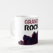 Mug *~* GRANDPA Rocks Purple Crystals Pierres Lapidair (Devant gauche)