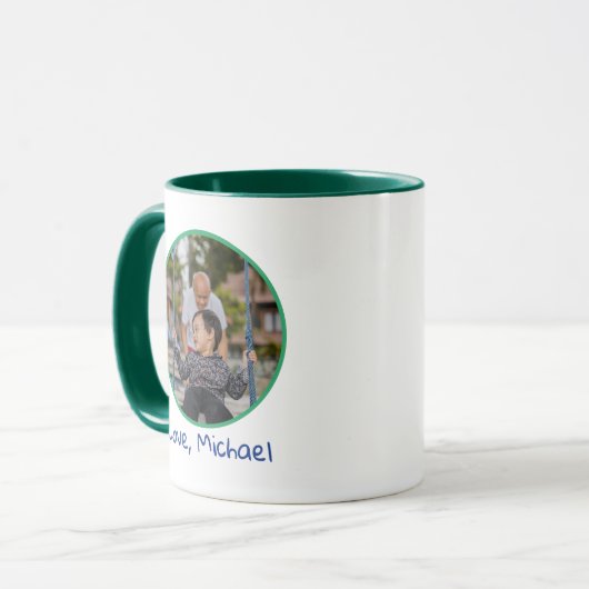 Mug Grandpa Saurus Graphisme (Devant gauche)